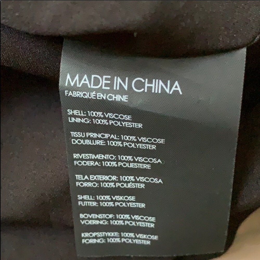 Club Monaco Riella Dress in black 2 NWT - Picture 9 of 9